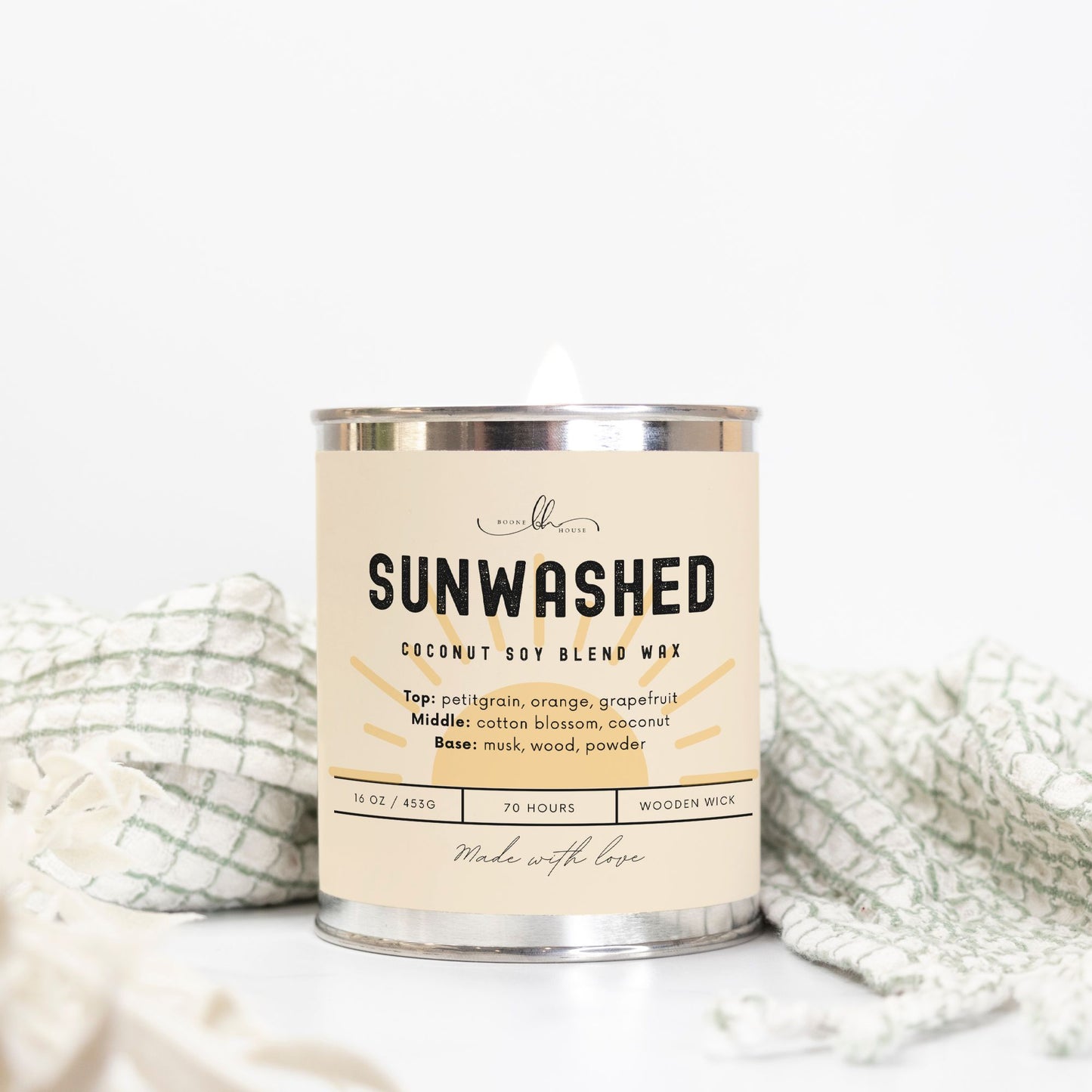 Sunwashed Paint Can Candle (16 oz) - Boone House