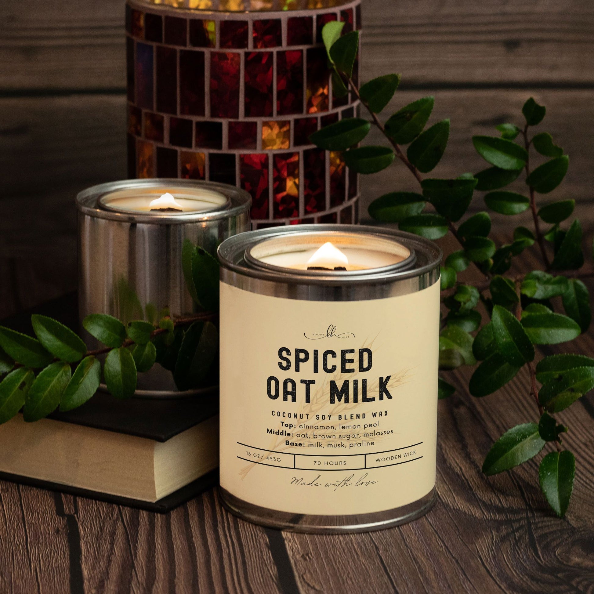 Spiced Oat Milk Paint Can Candle (16 oz) - Boone House