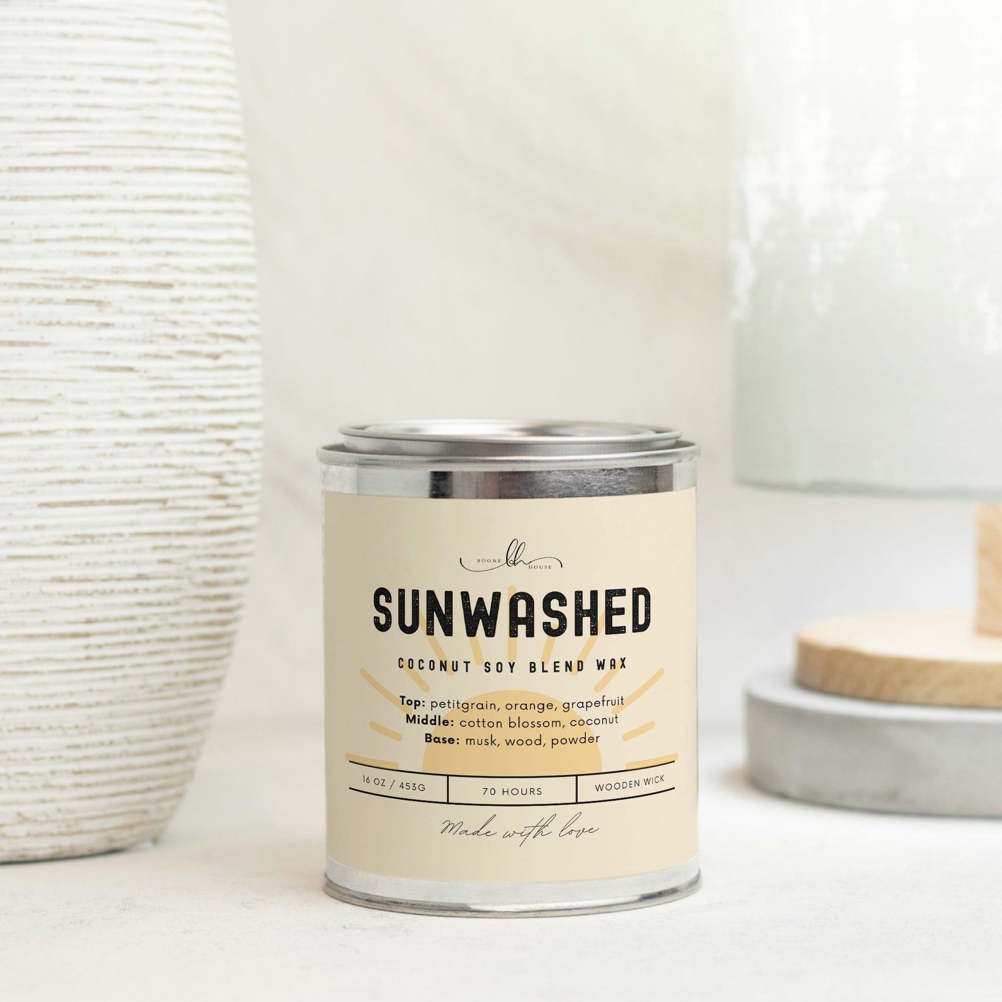 Sunwashed Paint Can Candle (16 oz) - Boone House