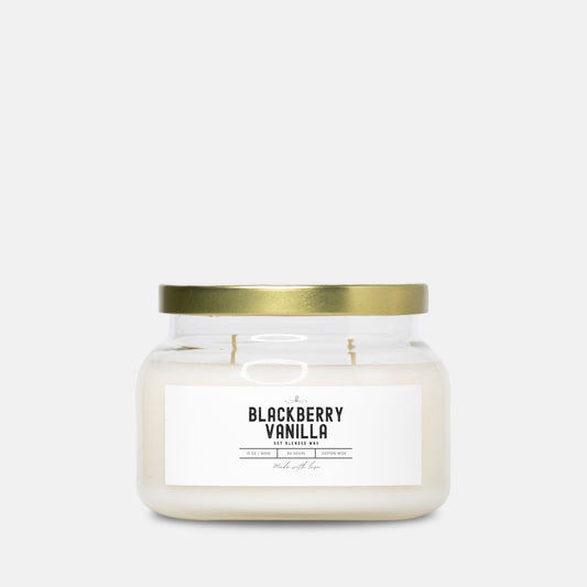 Blackberry Vanilla Candle Apothecary Jar (12 oz) - Boone House