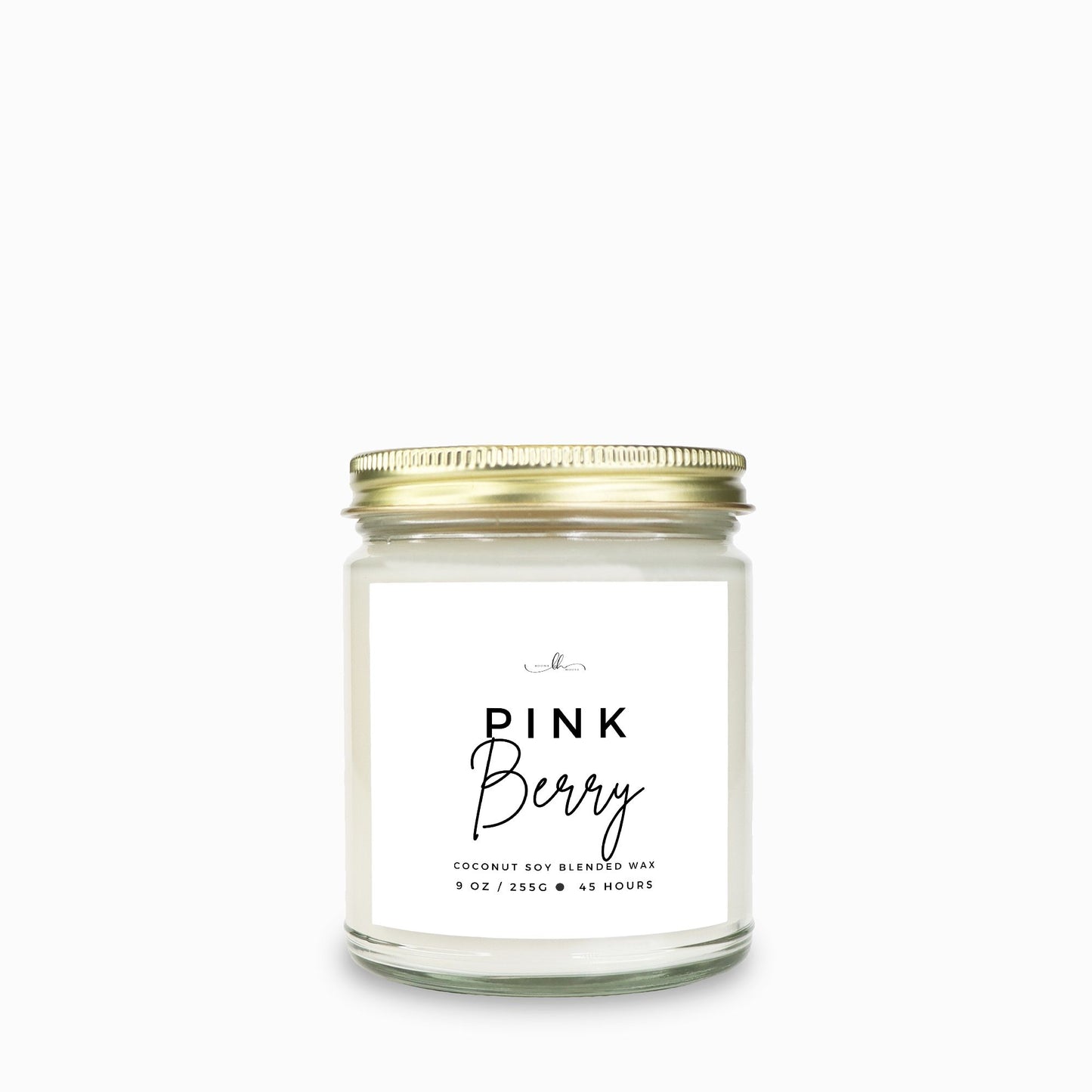 Pink Berry Clear Jar Candle (9oz) - Boone House