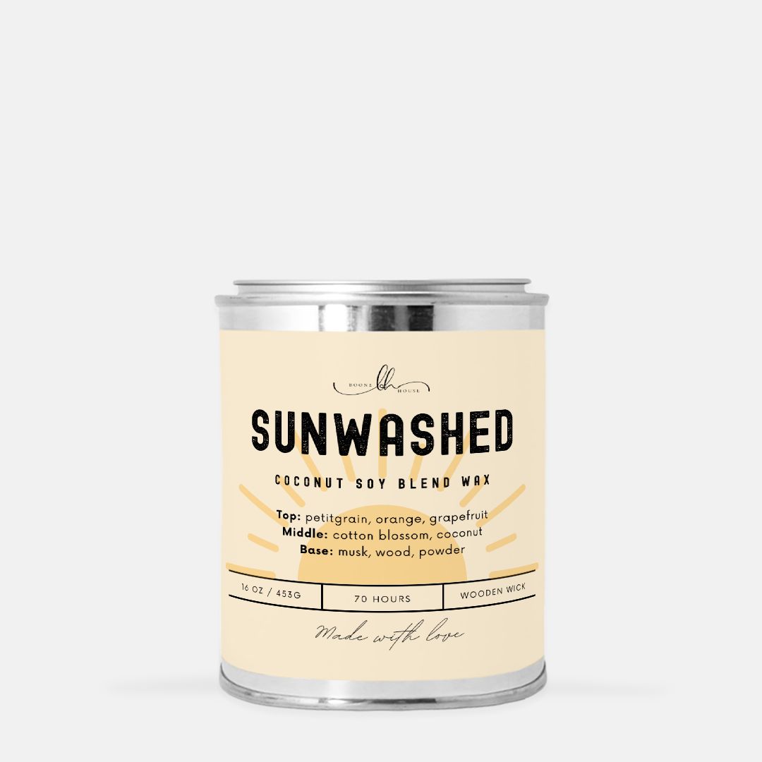 Sunwashed Paint Can Candle (16 oz) - Boone House