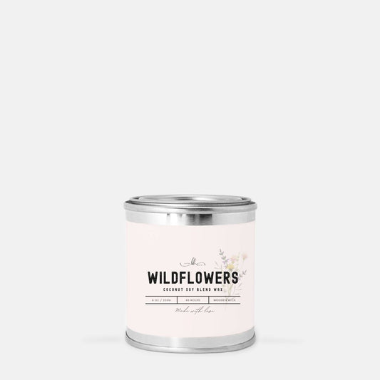 Wildflower Paint Can Candle (8 oz) - Boone House